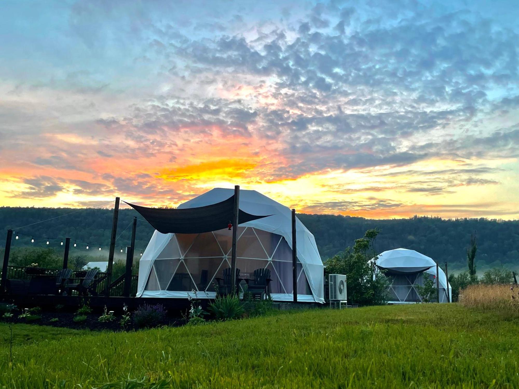 فيلا Victoria Beachفي Port Wade Glamping Domes المظهر الخارجي الصورة